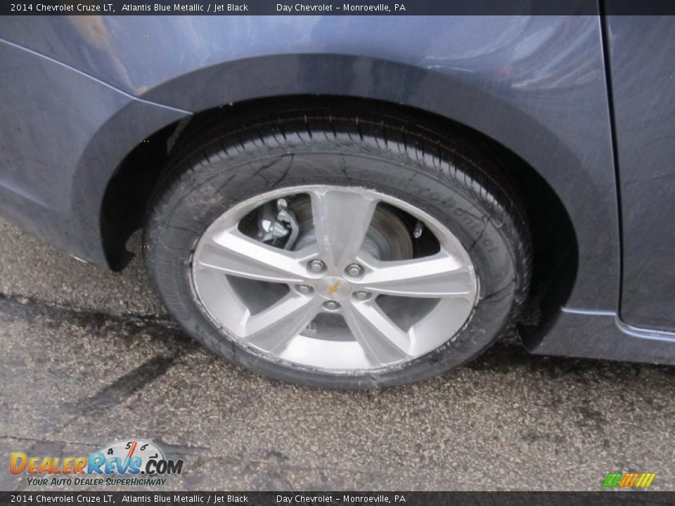 2014 Chevrolet Cruze LT Atlantis Blue Metallic / Jet Black Photo #3