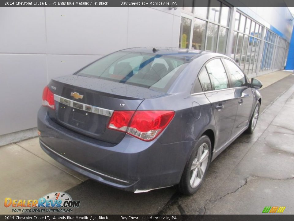 2014 Chevrolet Cruze LT Atlantis Blue Metallic / Jet Black Photo #4