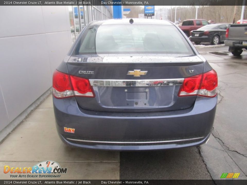 2014 Chevrolet Cruze LT Atlantis Blue Metallic / Jet Black Photo #5