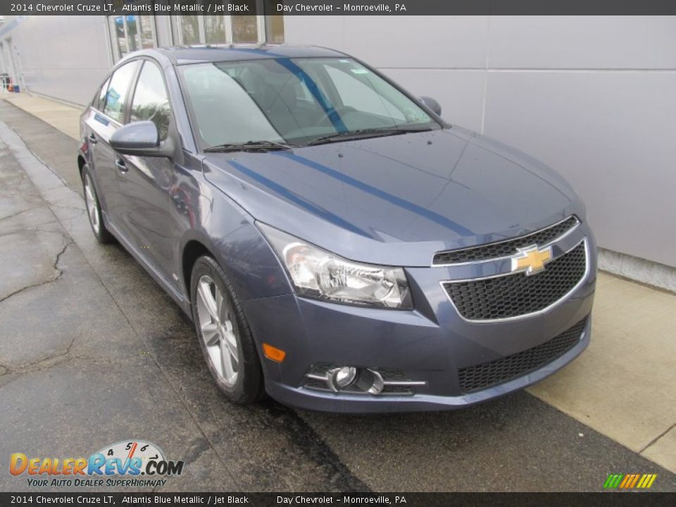 2014 Chevrolet Cruze LT Atlantis Blue Metallic / Jet Black Photo #9
