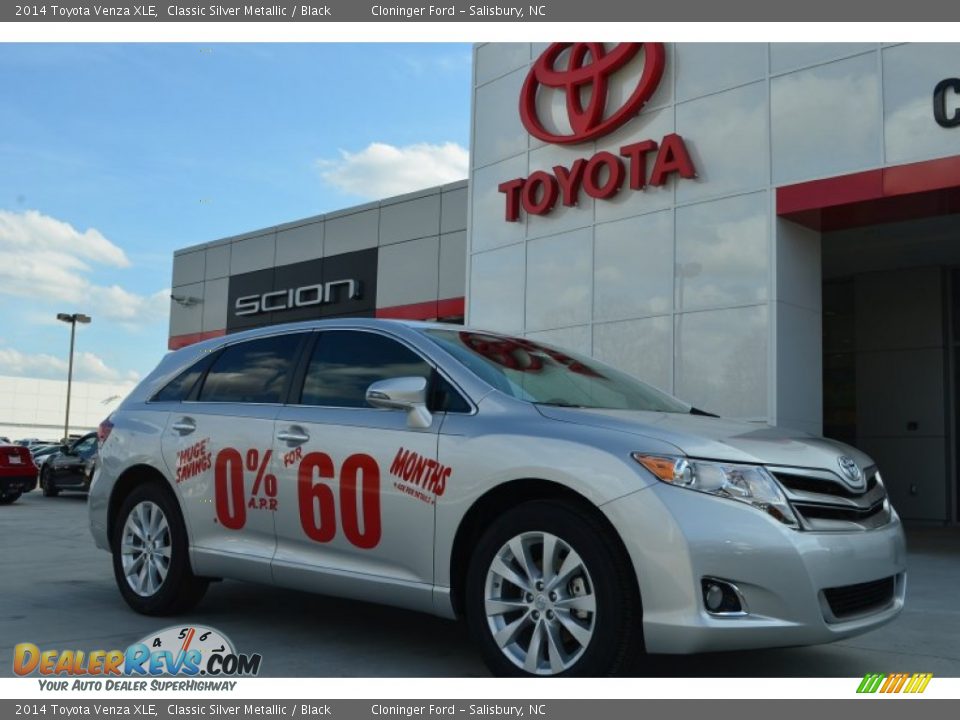 2014 Toyota Venza XLE Classic Silver Metallic / Black Photo #1