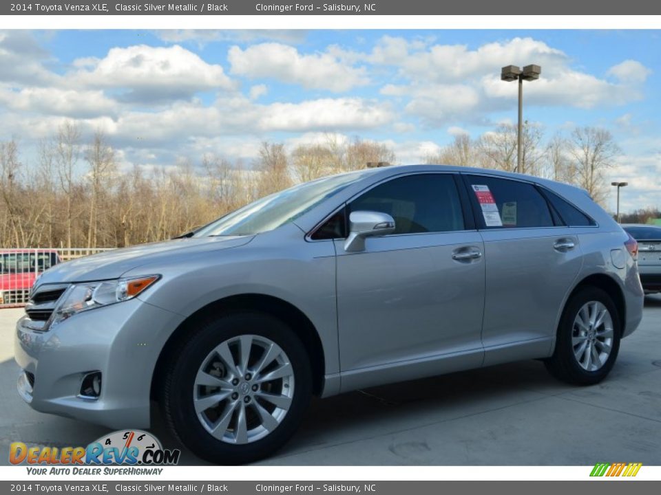 2014 Toyota Venza XLE Classic Silver Metallic / Black Photo #3