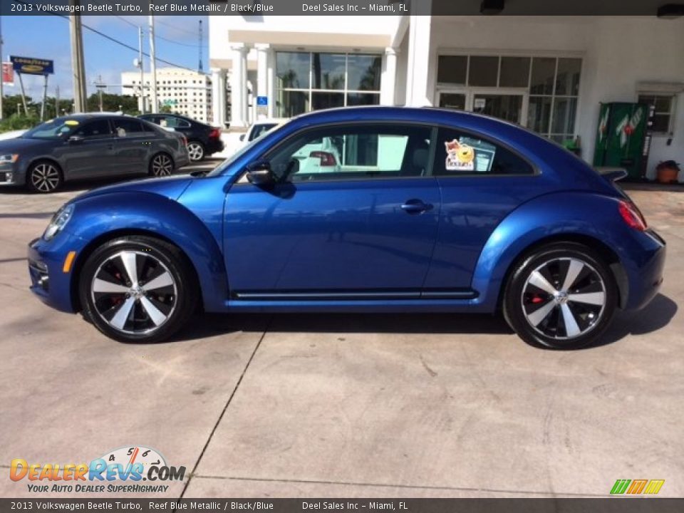 Reef Blue Metallic 2013 Volkswagen Beetle Turbo Photo #2