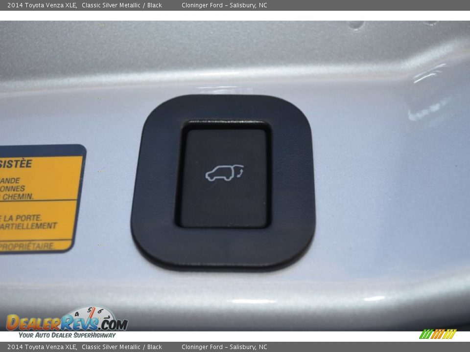 2014 Toyota Venza XLE Classic Silver Metallic / Black Photo #10
