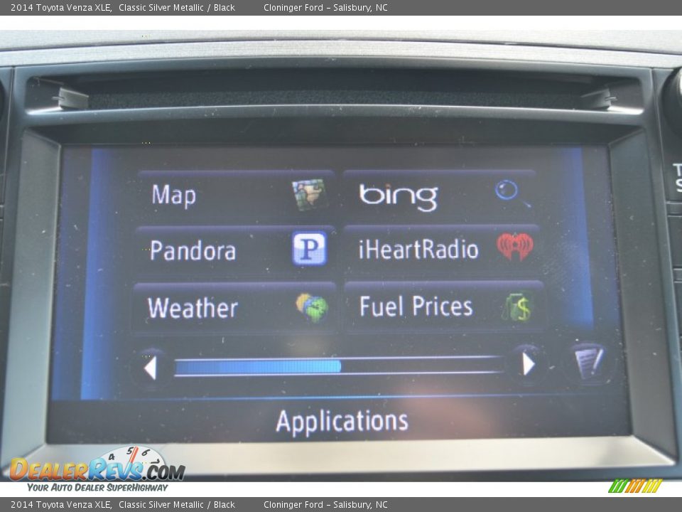2014 Toyota Venza XLE Classic Silver Metallic / Black Photo #15