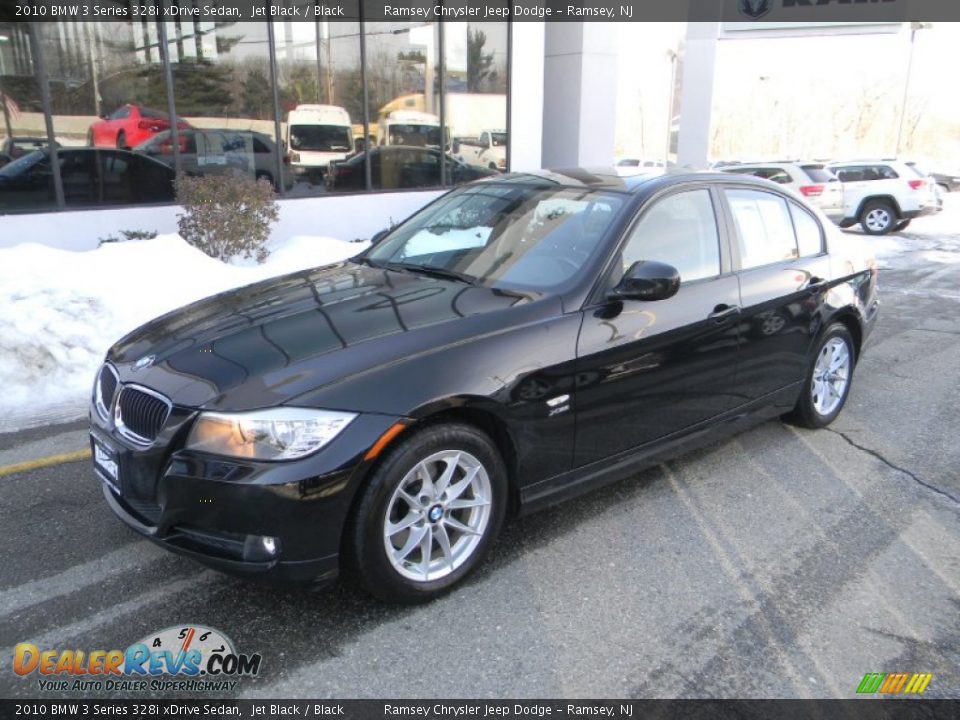 2010 BMW 3 Series 328i xDrive Sedan Jet Black / Black Photo #1