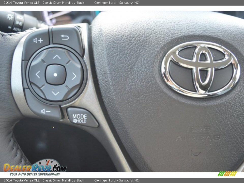 2014 Toyota Venza XLE Classic Silver Metallic / Black Photo #24