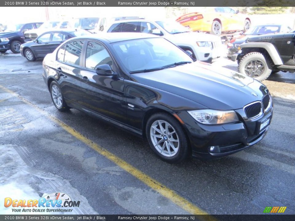 2010 BMW 3 Series 328i xDrive Sedan Jet Black / Black Photo #4