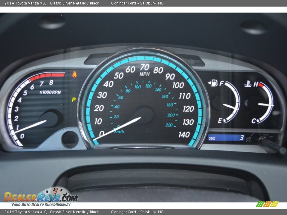 2014 Toyota Venza XLE Gauges Photo #26