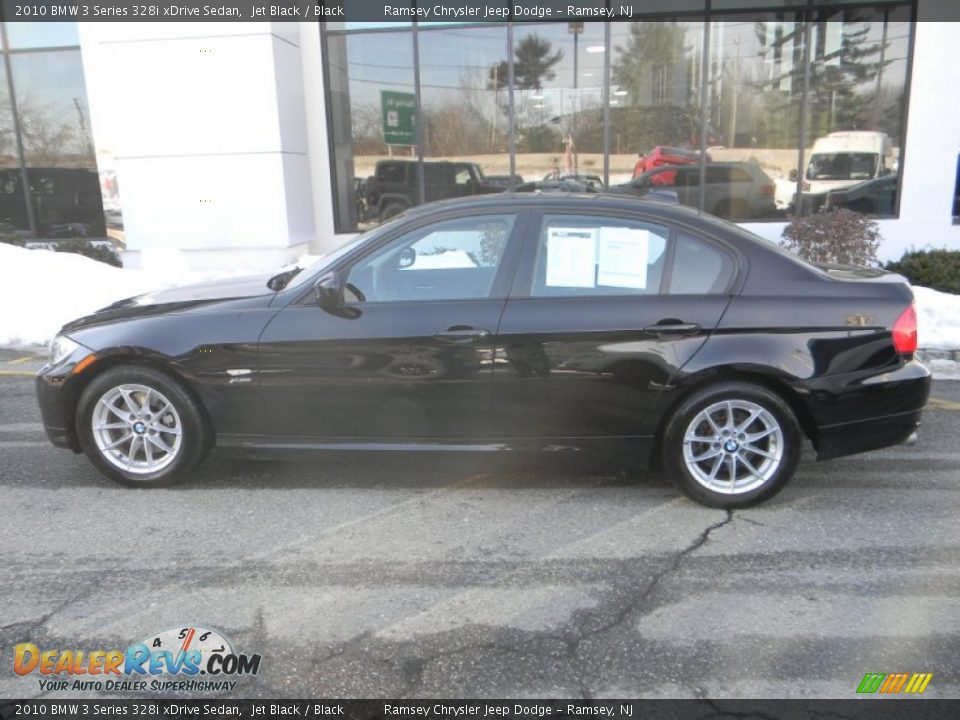 2010 BMW 3 Series 328i xDrive Sedan Jet Black / Black Photo #10