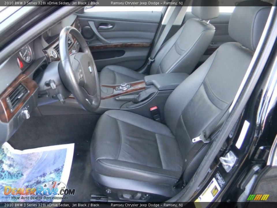 2010 BMW 3 Series 328i xDrive Sedan Jet Black / Black Photo #13