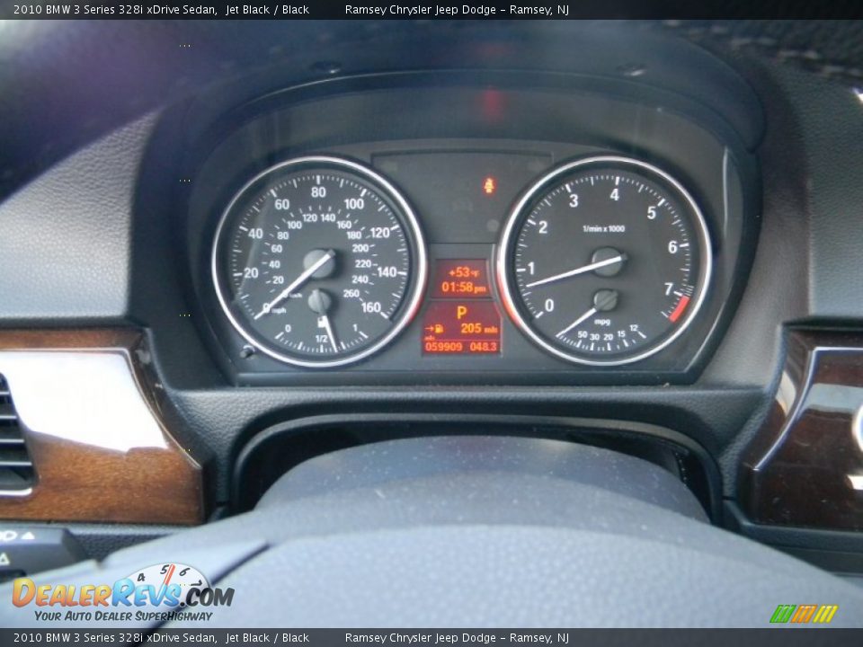 2010 BMW 3 Series 328i xDrive Sedan Jet Black / Black Photo #14