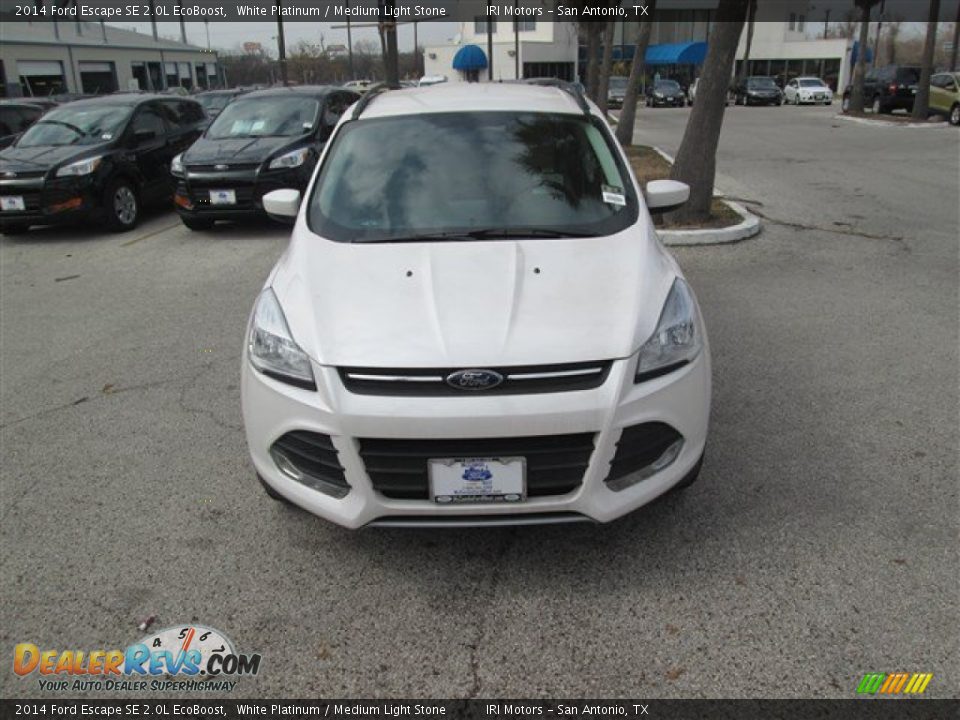 2014 Ford Escape SE 2.0L EcoBoost White Platinum / Medium Light Stone Photo #1