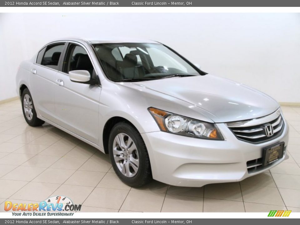 2012 Honda Accord SE Sedan Alabaster Silver Metallic / Black Photo #1