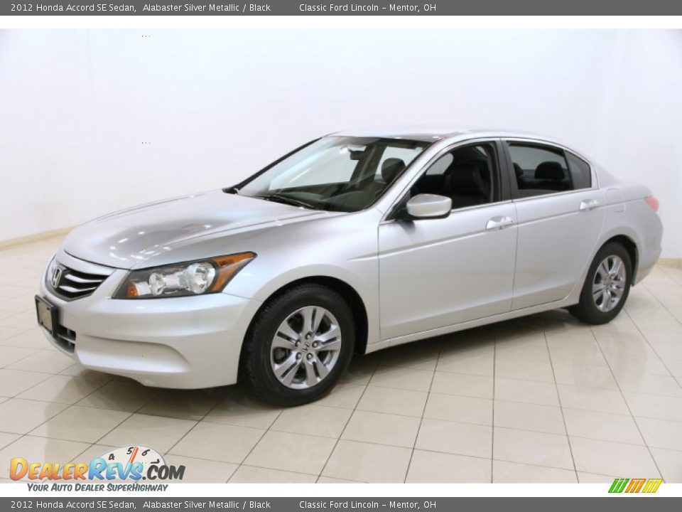 2012 Honda Accord SE Sedan Alabaster Silver Metallic / Black Photo #3