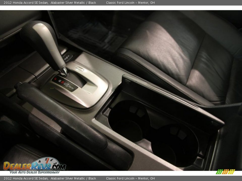 2012 Honda Accord SE Sedan Alabaster Silver Metallic / Black Photo #12