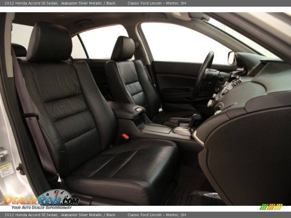 2012 Honda Accord SE Sedan Alabaster Silver Metallic / Black Photo #15