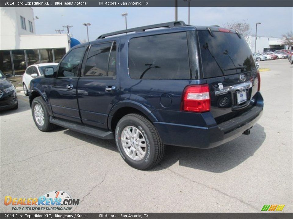 2014 Ford Expedition XLT Blue Jeans / Stone Photo #5