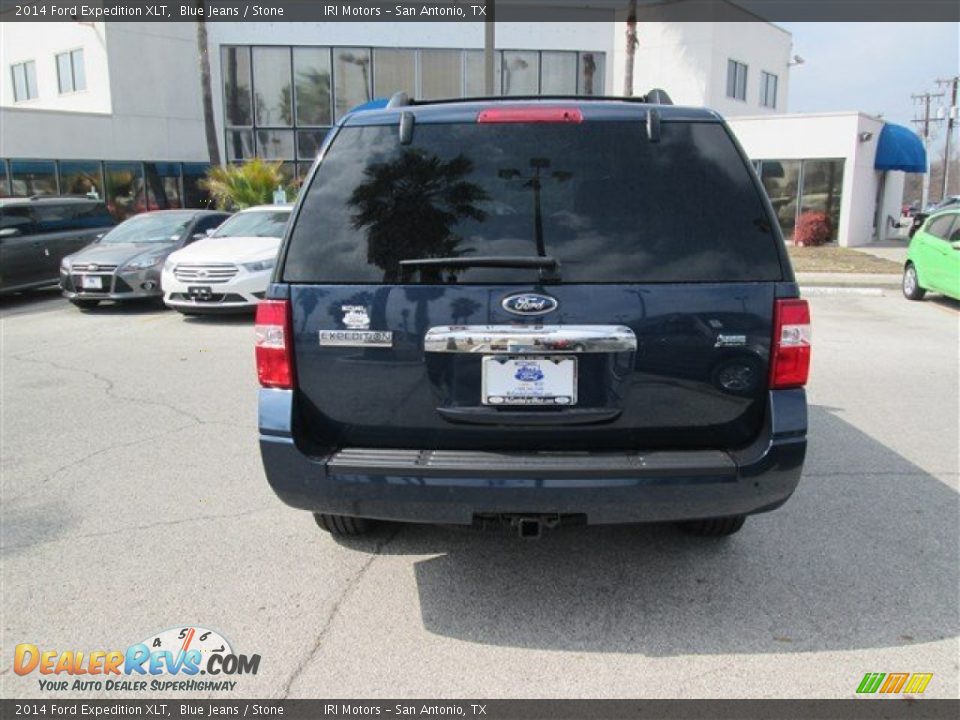 2014 Ford Expedition XLT Blue Jeans / Stone Photo #6