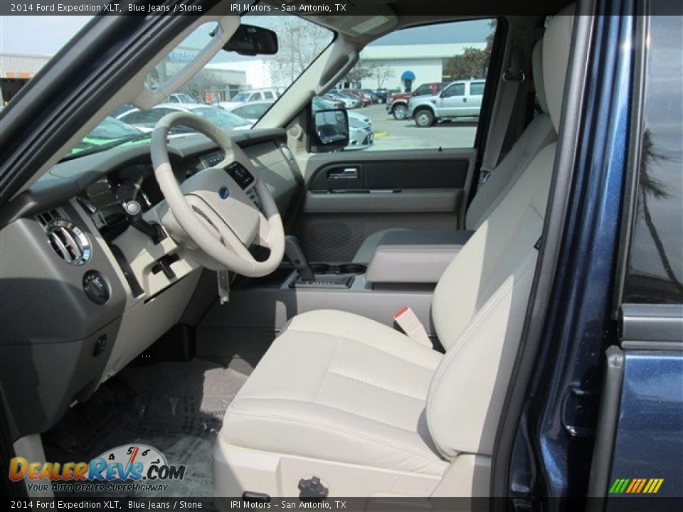 2014 Ford Expedition XLT Blue Jeans / Stone Photo #7
