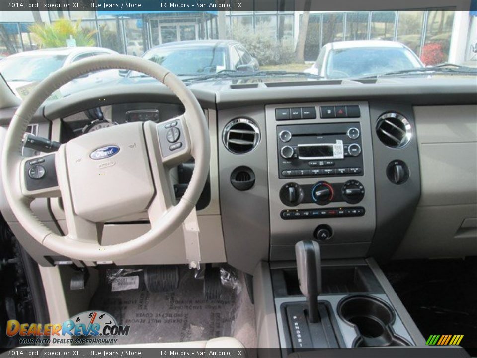 2014 Ford Expedition XLT Blue Jeans / Stone Photo #10