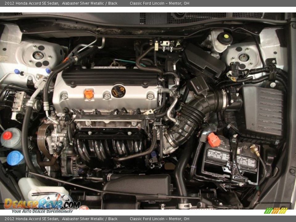 2012 Honda Accord SE Sedan Alabaster Silver Metallic / Black Photo #19