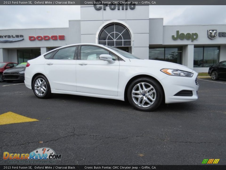 2013 Ford Fusion SE Oxford White / Charcoal Black Photo #1