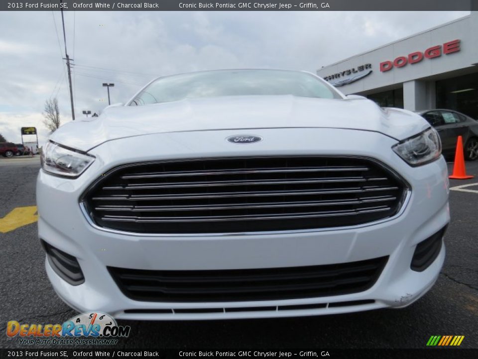 2013 Ford Fusion SE Oxford White / Charcoal Black Photo #2