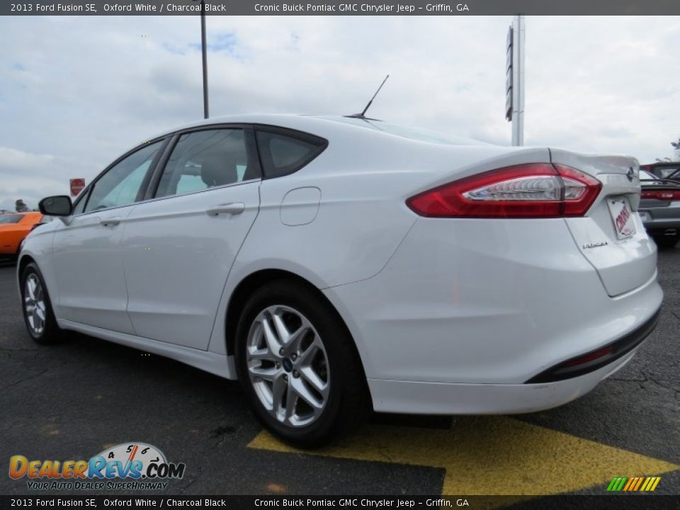 2013 Ford Fusion SE Oxford White / Charcoal Black Photo #5