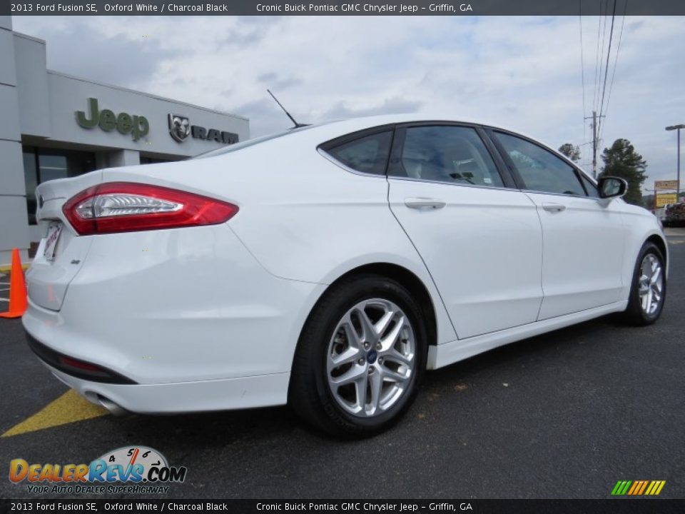 2013 Ford Fusion SE Oxford White / Charcoal Black Photo #7