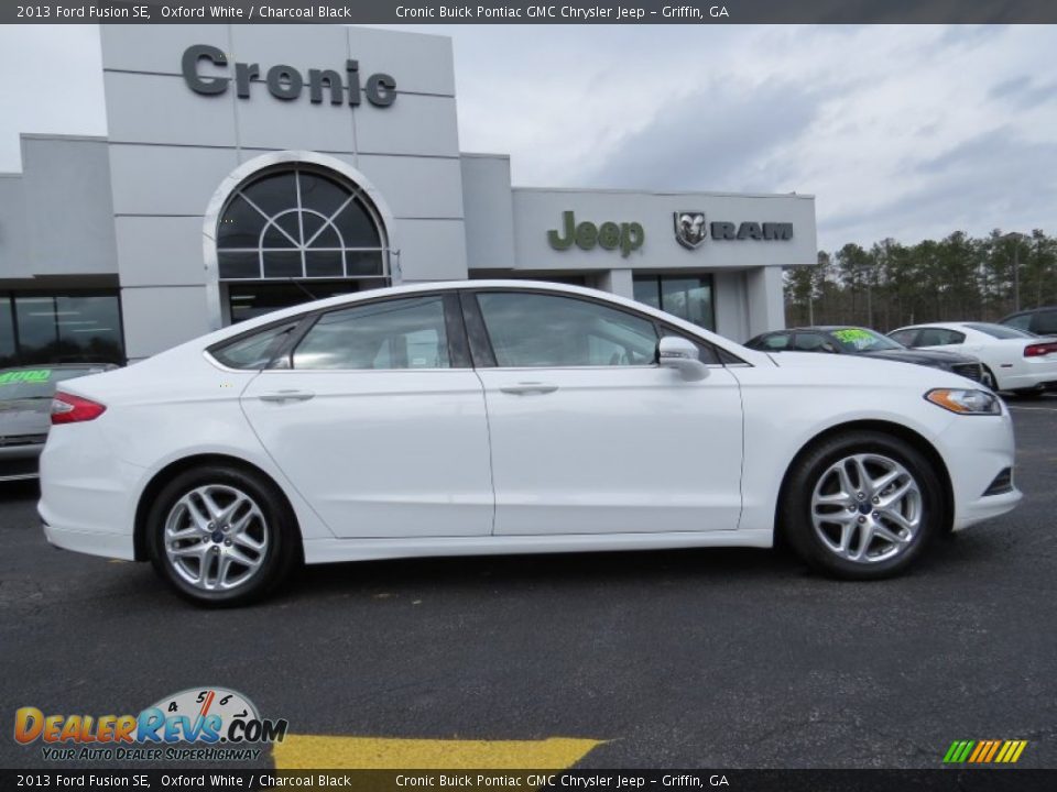 2013 Ford Fusion SE Oxford White / Charcoal Black Photo #8