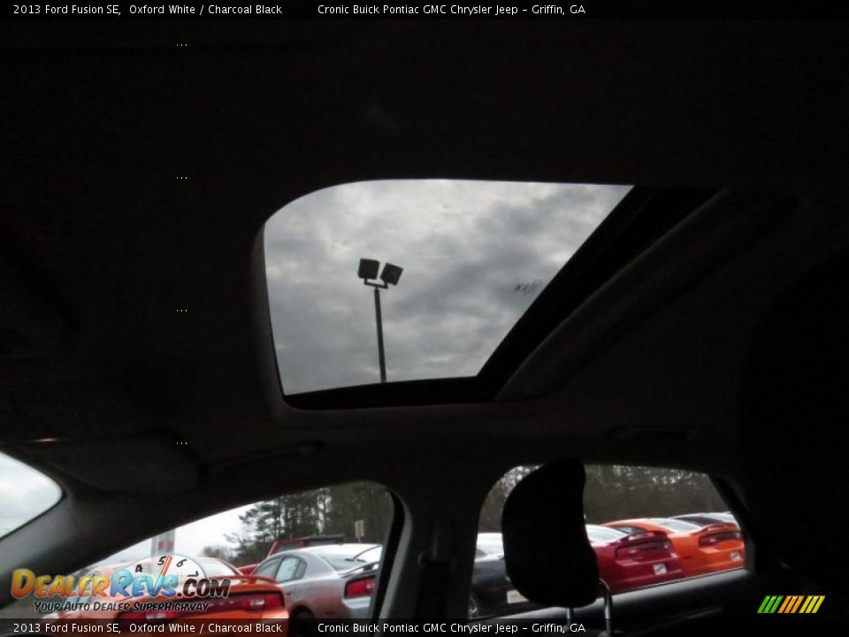 2013 Ford Fusion SE Oxford White / Charcoal Black Photo #11