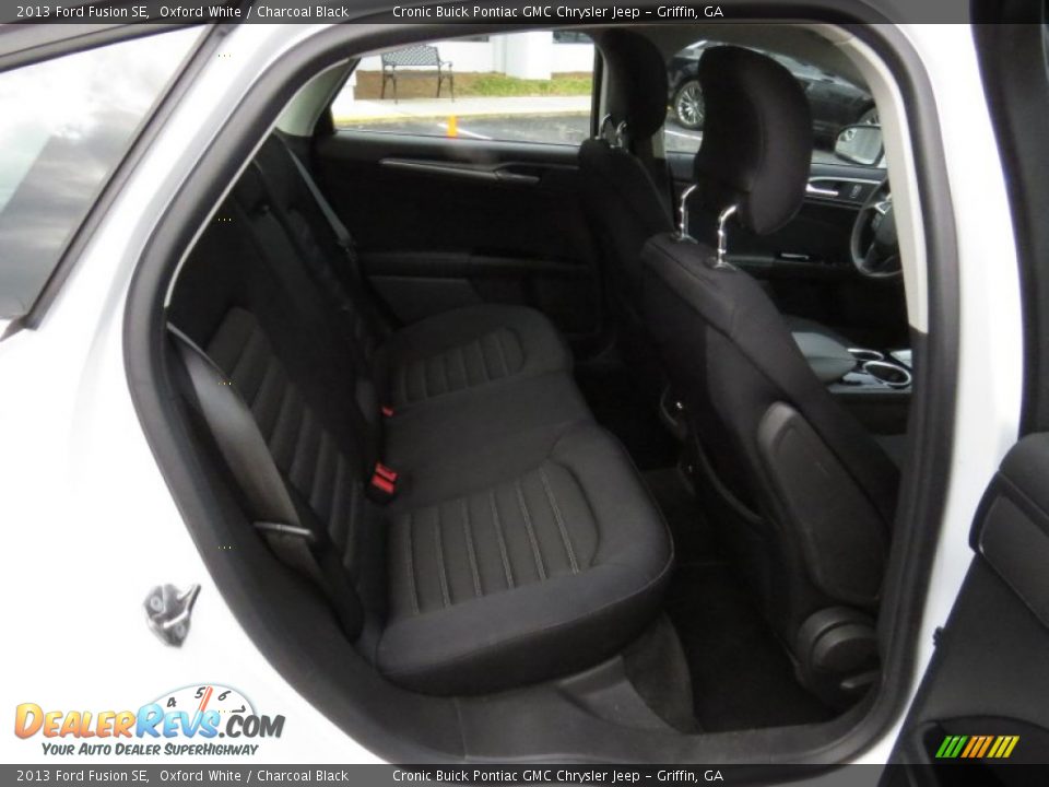 2013 Ford Fusion SE Oxford White / Charcoal Black Photo #14