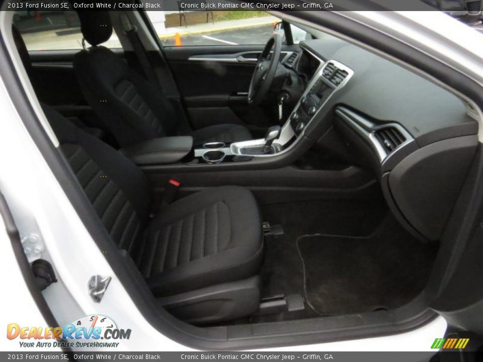 2013 Ford Fusion SE Oxford White / Charcoal Black Photo #15