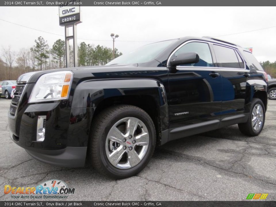 2014 GMC Terrain SLT Onyx Black / Jet Black Photo #3
