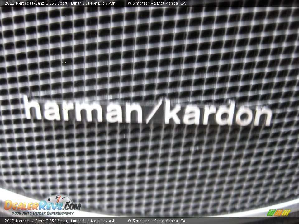 2012 Mercedes-Benz C 250 Sport Lunar Blue Metallic / Ash Photo #9