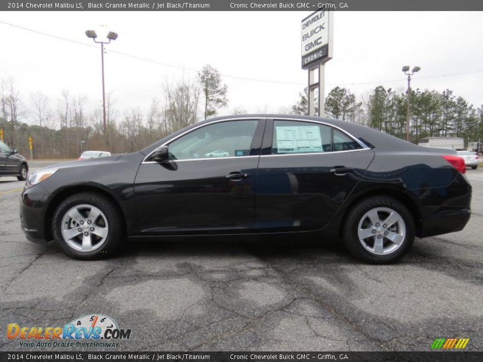 2014 Chevrolet Malibu LS Black Granite Metallic / Jet Black/Titanium Photo #4