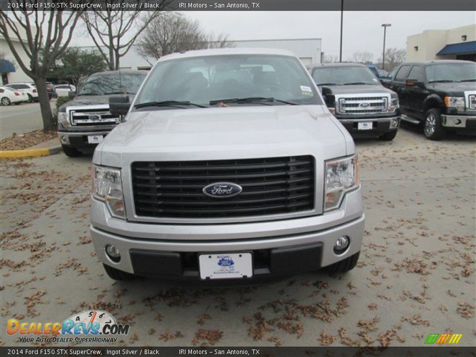 2014 Ford F150 STX SuperCrew Ingot Silver / Black Photo #1