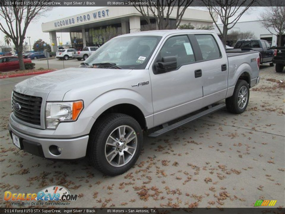 2014 Ford F150 STX SuperCrew Ingot Silver / Black Photo #2
