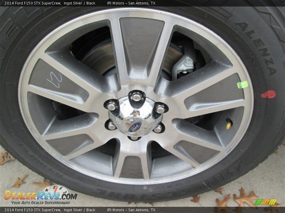 2014 Ford F150 STX SuperCrew Ingot Silver / Black Photo #3