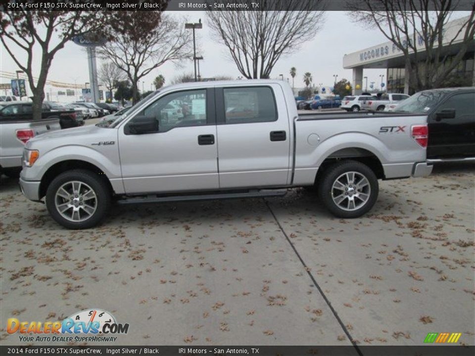 2014 Ford F150 STX SuperCrew Ingot Silver / Black Photo #4