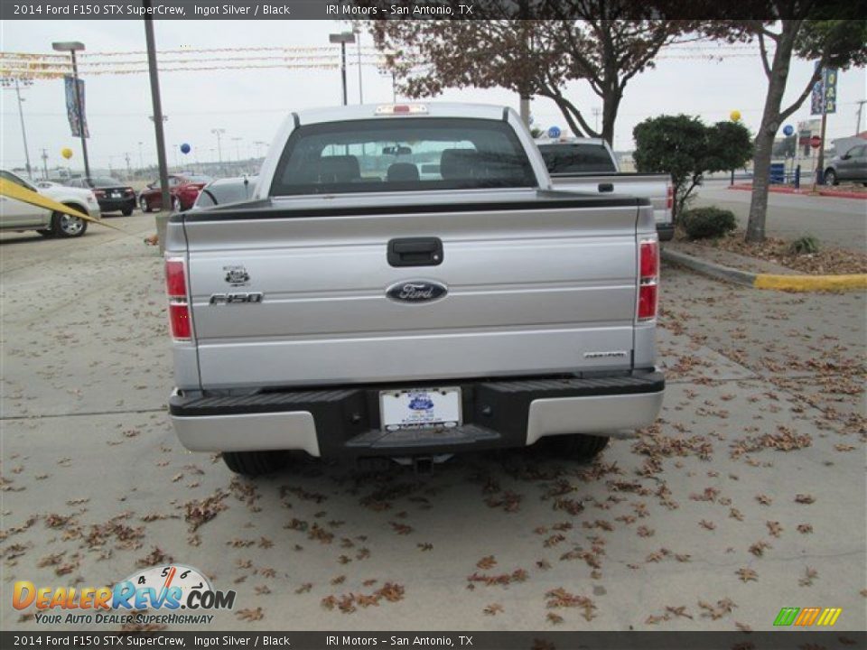 2014 Ford F150 STX SuperCrew Ingot Silver / Black Photo #5