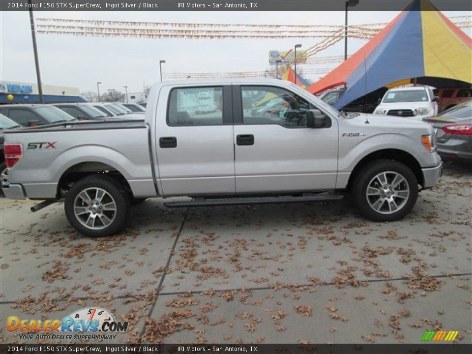 2014 Ford F150 STX SuperCrew Ingot Silver / Black Photo #6
