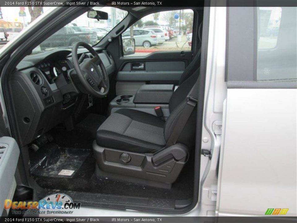 2014 Ford F150 STX SuperCrew Ingot Silver / Black Photo #7