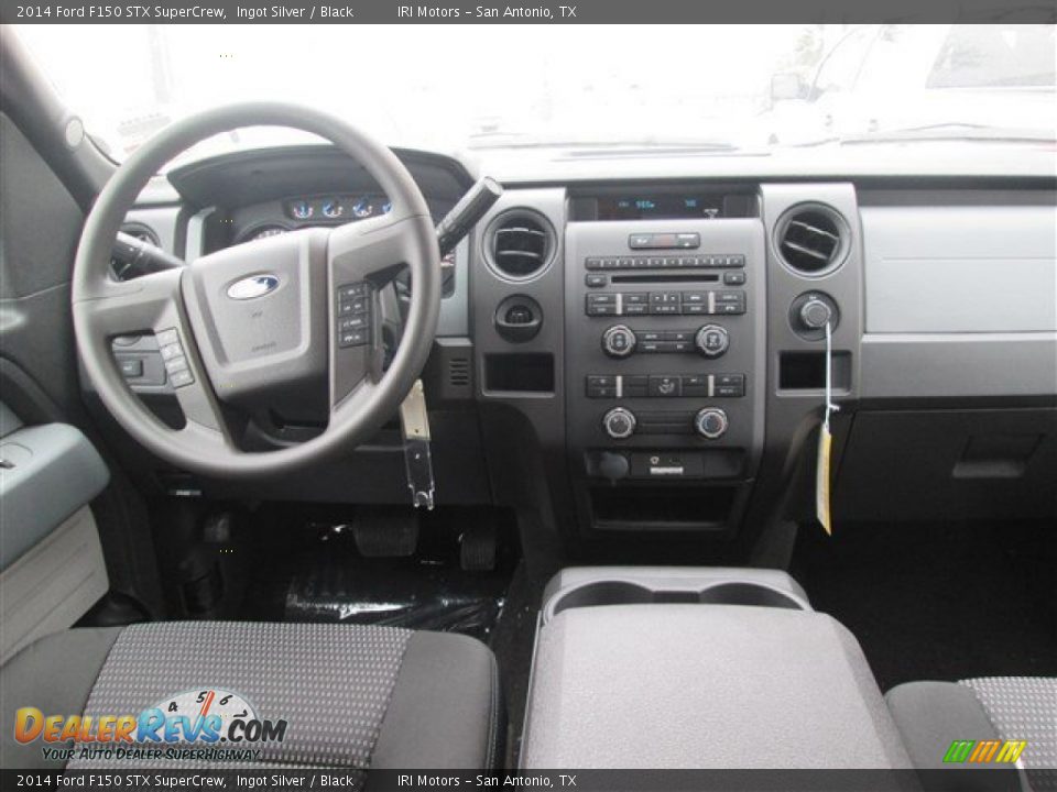 2014 Ford F150 STX SuperCrew Ingot Silver / Black Photo #9