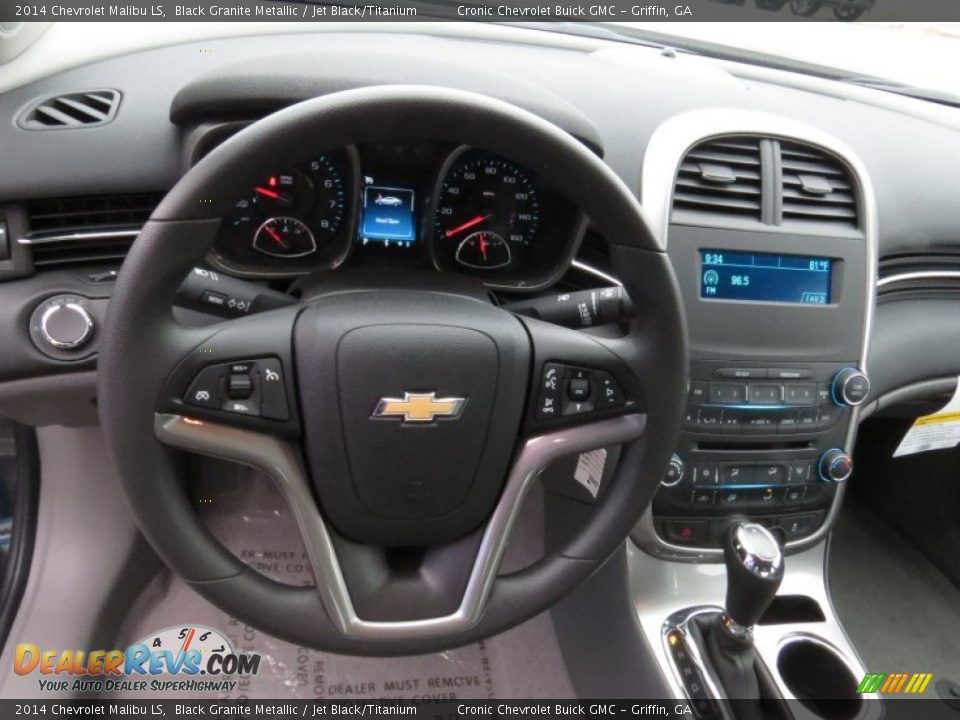 2014 Chevrolet Malibu LS Black Granite Metallic / Jet Black/Titanium Photo #11