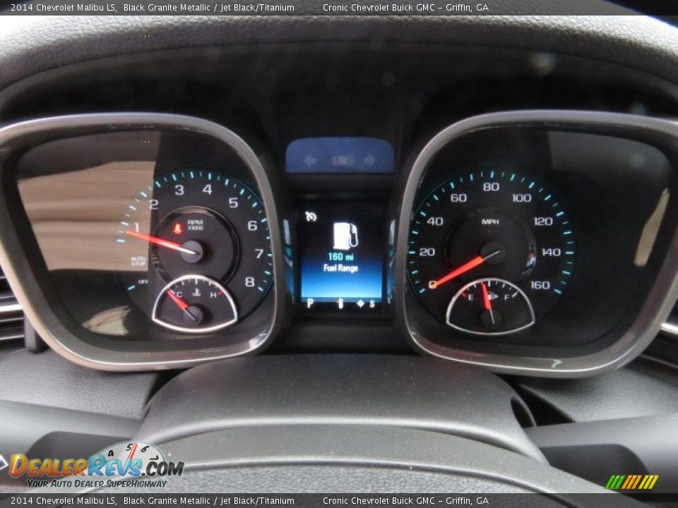 2014 Chevrolet Malibu LS Black Granite Metallic / Jet Black/Titanium Photo #14