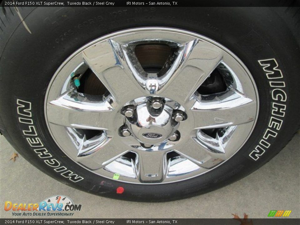 2014 Ford F150 XLT SuperCrew Tuxedo Black / Steel Grey Photo #3