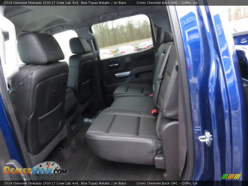 2014 Chevrolet Silverado 1500 LT Crew Cab 4x4 Blue Topaz Metallic / Jet Black Photo #11