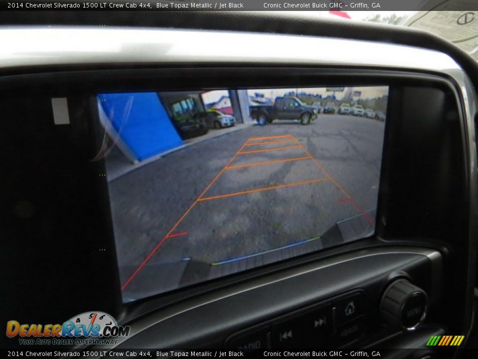 2014 Chevrolet Silverado 1500 LT Crew Cab 4x4 Blue Topaz Metallic / Jet Black Photo #15